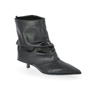 NWT Time and Tru Women's Scrunch Fold-Over Kitten Heel Ankle Booties size 8